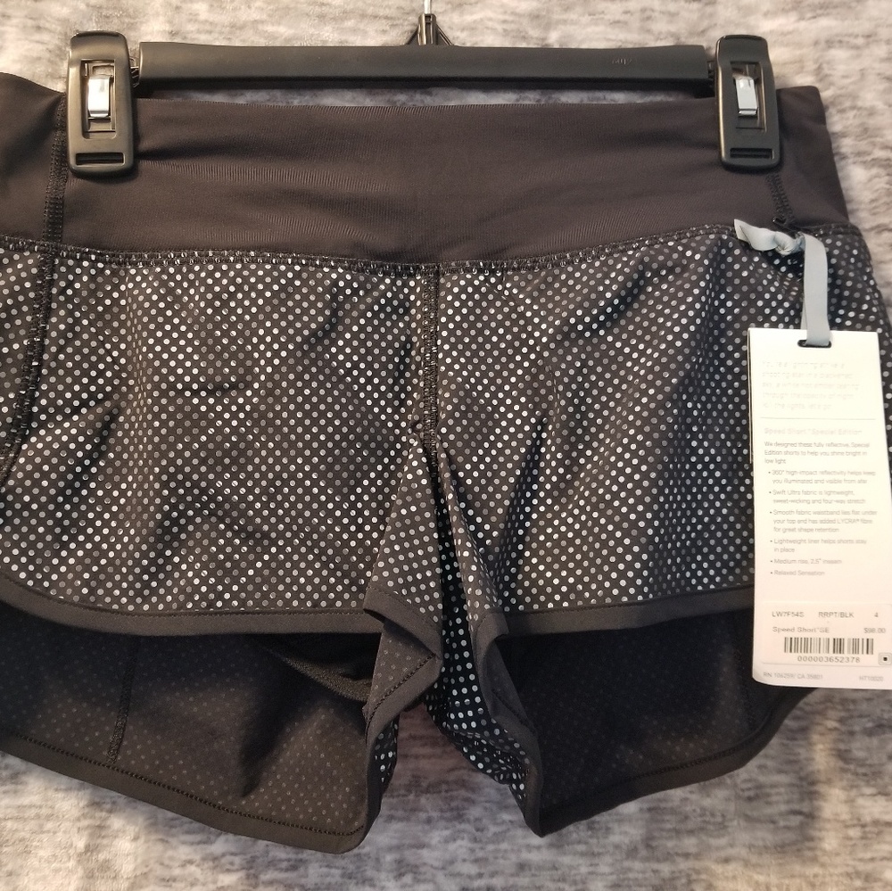 Lululemon kill the lights speed shorts size 4